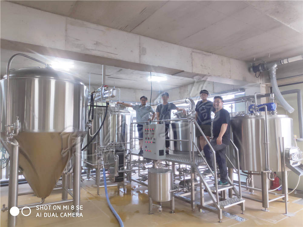 韓國1500L啤酒釀造系統(tǒng)